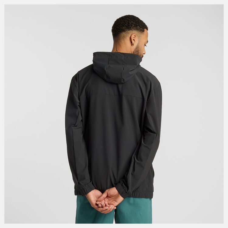 New Balance Numeric Woven Full Zip Jacket | Black