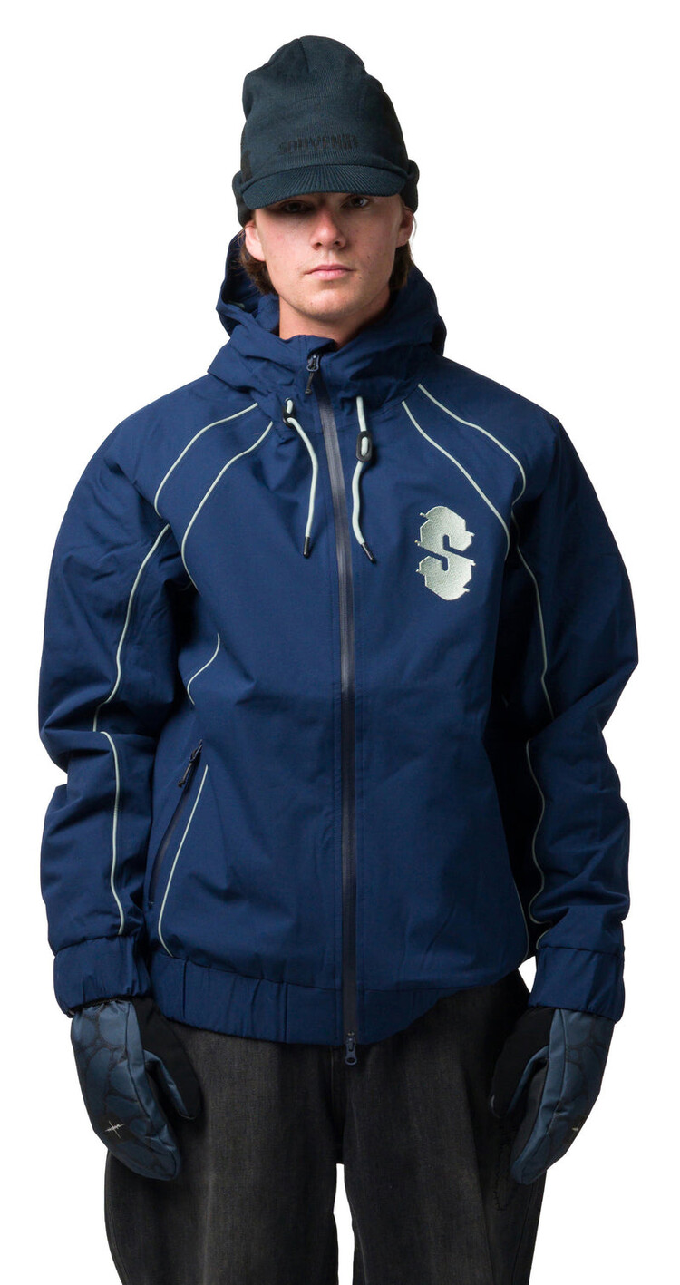 SOUVENIR Souvenir Insulated Track Jacket | Navy