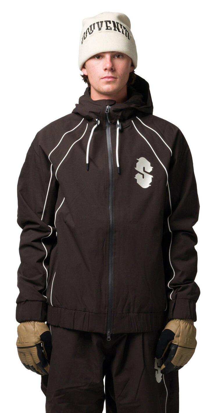 SOUVENIR Souvenir Insulated Track Jacket | Cocoa