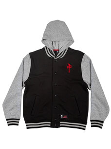 RDS RDS Snap Up Hood Varsity |  Black Athletic Heather