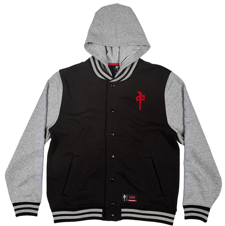 RDS RDS Snap Up Hood Varsity |  Black Athletic Heather