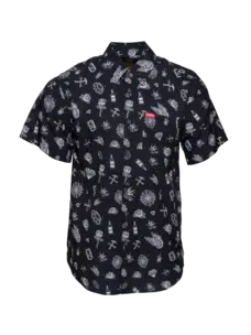 Dixxon Dixxon Party Boy Shirt | Black/White