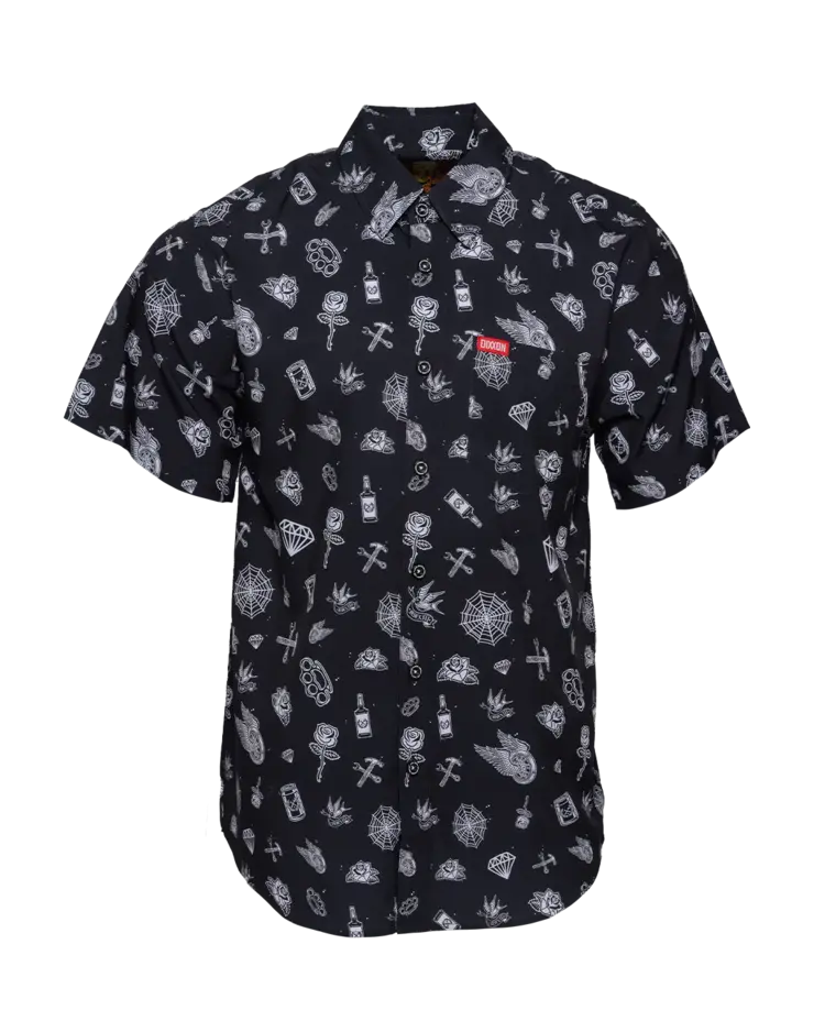 Dixxon Dixxon Party Boy Shirt | Black/White