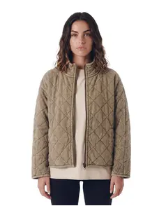 TEAMLTD Teamltd Northway Quilted  Jacket | Washed Khaki