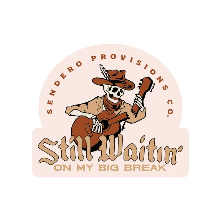 Sendero Provisions Co. Sendero Big Break Sticker | Tan