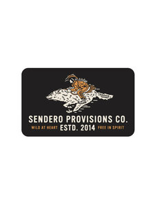 Sendero Provisions Co. Sendero Wild At Heart Sticker | Black