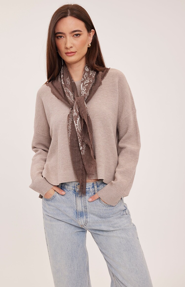 Gentle Fawn Gentle Fawn Axel Sweater | Heather Latte
