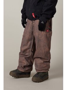 686 Technical Apparel 686 Mens 686 Dojo Shell Pant | Brown Crinkle Wash
