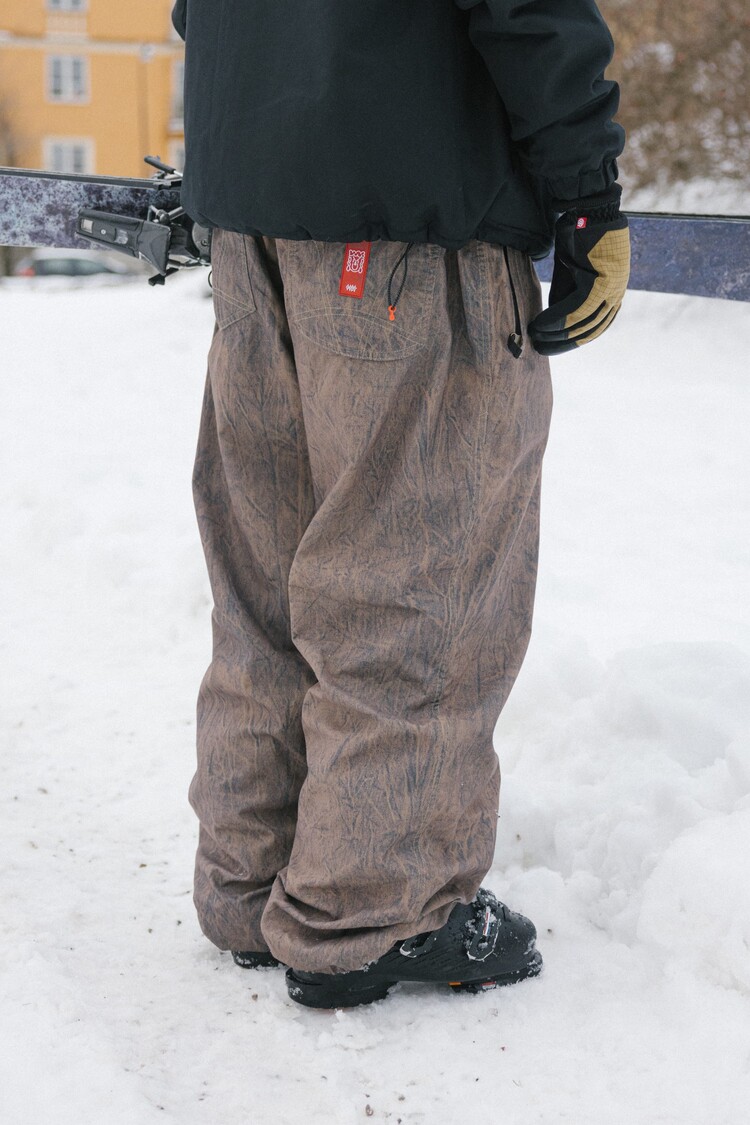 686 Technical Apparel 686 Mens 686 Dojo Shell Pant | Brown Crinkle Wash