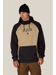 686 Technical Apparel 686 Mens Bonded Fleece Hoody | Khaki Colorblock