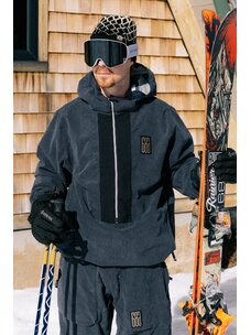 686 Technical Apparel 686 Mens Ghost 2.5L Anorak | Navy Wide Wale Corduroy