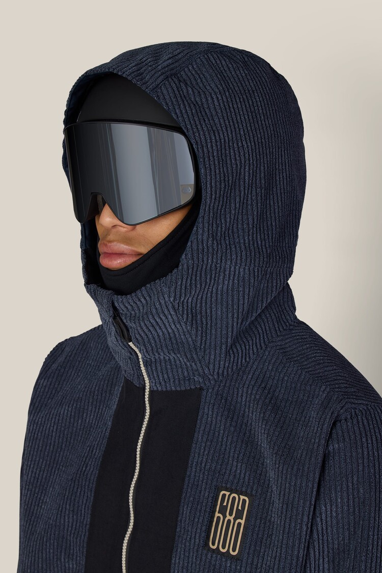 686 Technical Apparel 686 Mens Ghost 2.5L Anorak | Navy Wide Wale Corduroy