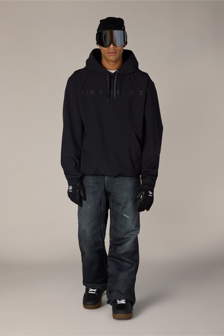 686 Technical Apparel 686 Mens Waterproof Team Hoody | Black