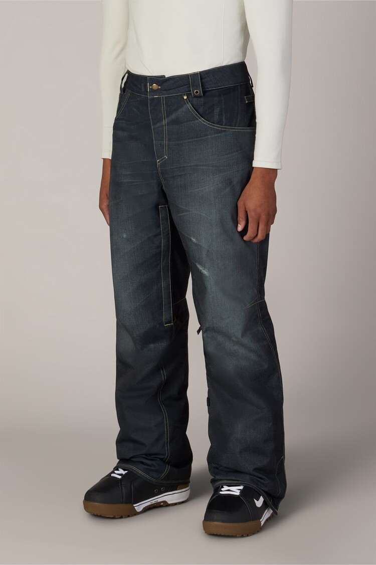 686 Technical Apparel 686 Mens Deconstructed Denim Insulated Pant | Indigo Denim
