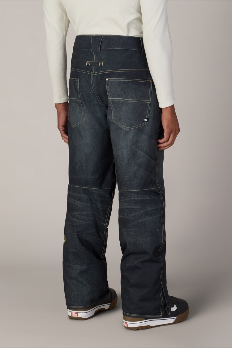 686 Technical Apparel 686 Mens Deconstructed Denim Insulated Pant | Indigo Denim