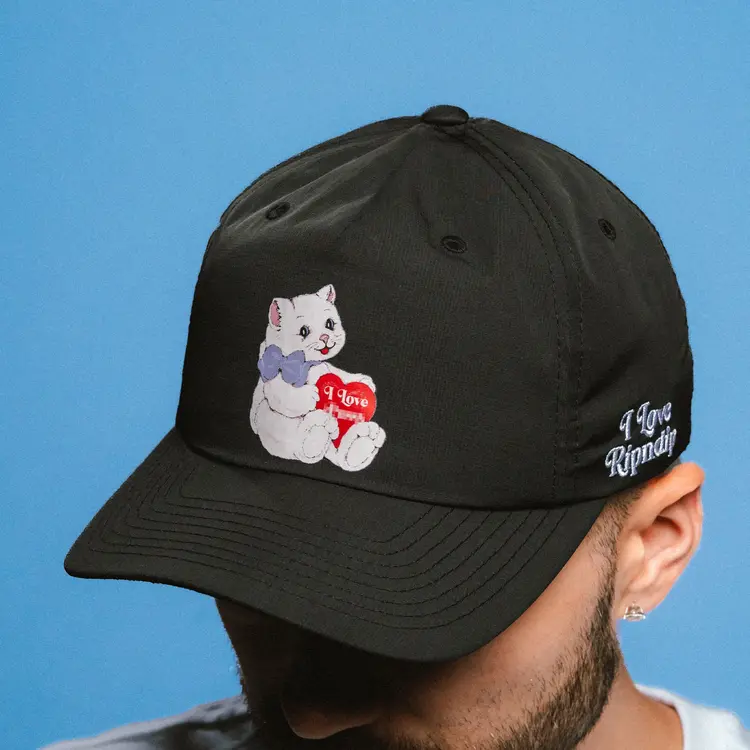Ripndip Ripndip Snapback I Love Cats | Black