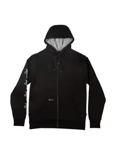 RDS ZIP FAUX FUR BLACK