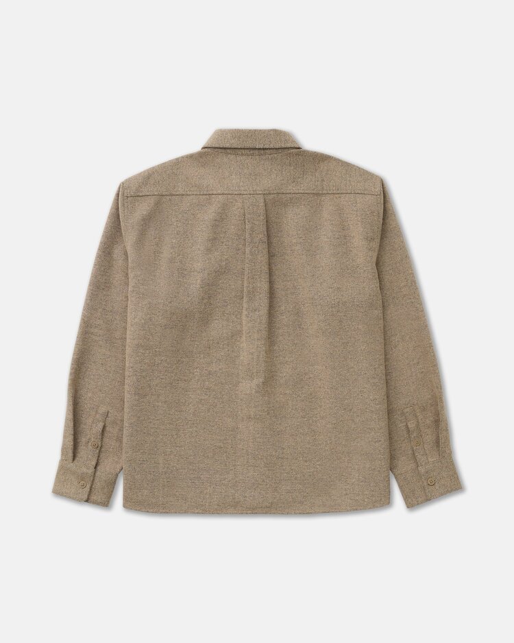 RVCA Rvca Dayshift SOLID Flannel  | Wheat