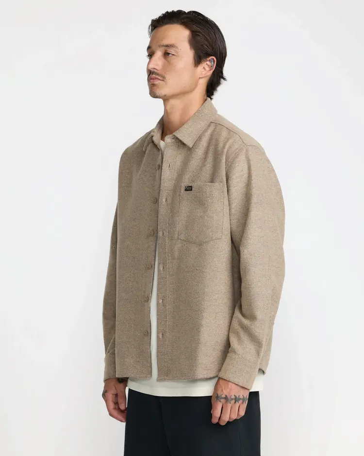 RVCA Rvca Dayshift SOLID Flannel  | Wheat
