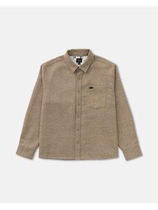RVCA Rvca Dayshift SOLID Flannel  | Wheat