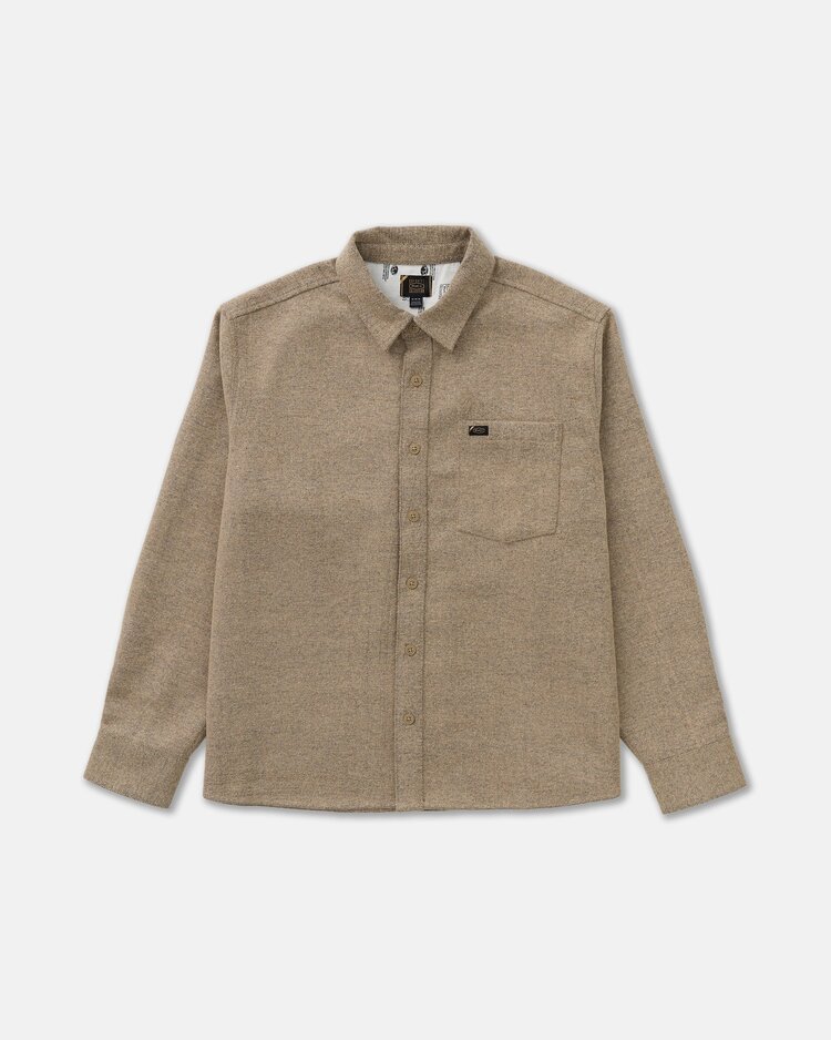 RVCA Rvca Dayshift SOLID Flannel  | Wheat
