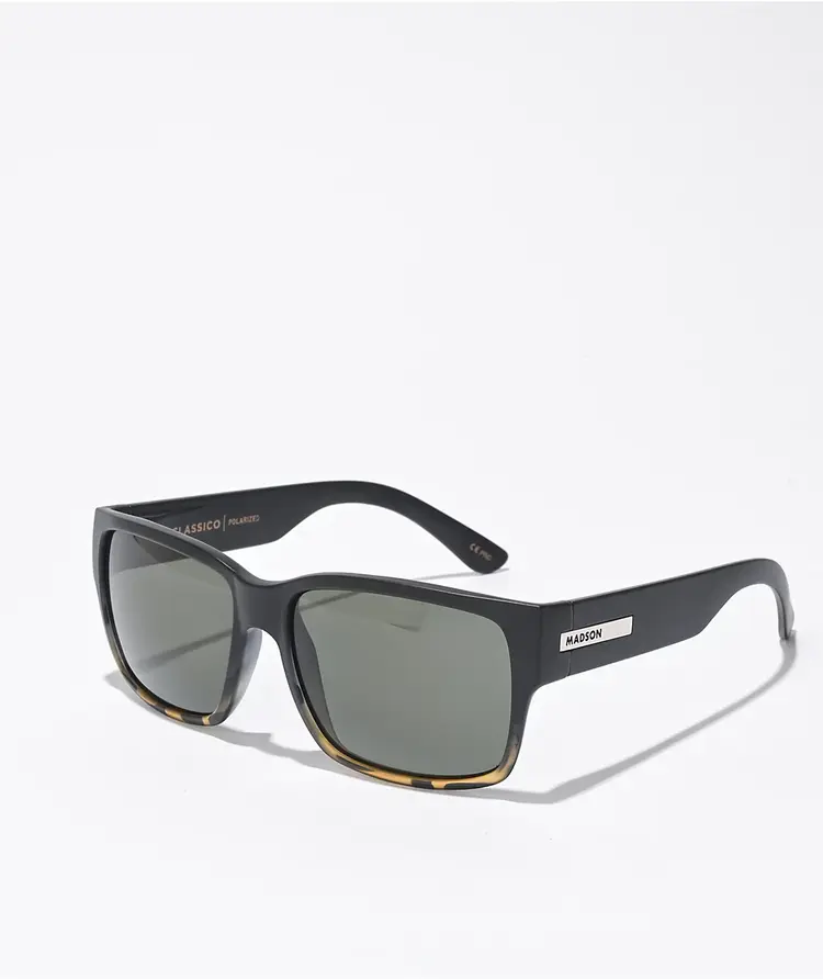 Madson Madson Classico Tortoise | Black Matte/Grey Polarized