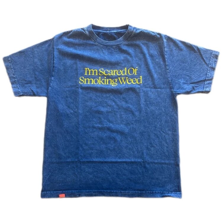 Jacuzzi Jacuzzi Scared Of Weed Mineral Wash Tee | Midnight