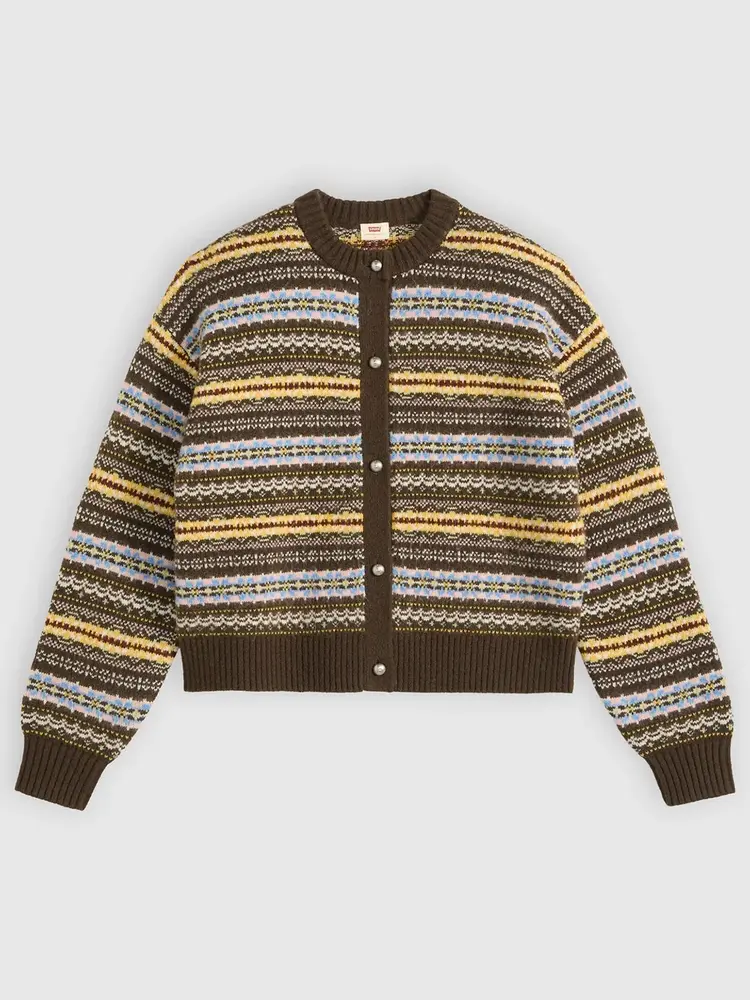 Levi's Levis Charlotte Cardigan Lea Fairisle Java