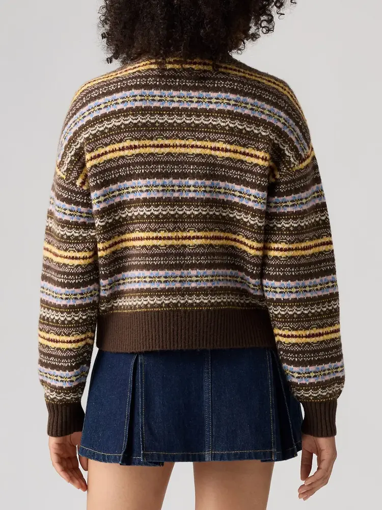 Levi's Levis Charlotte Cardigan Lea Fairisle Java