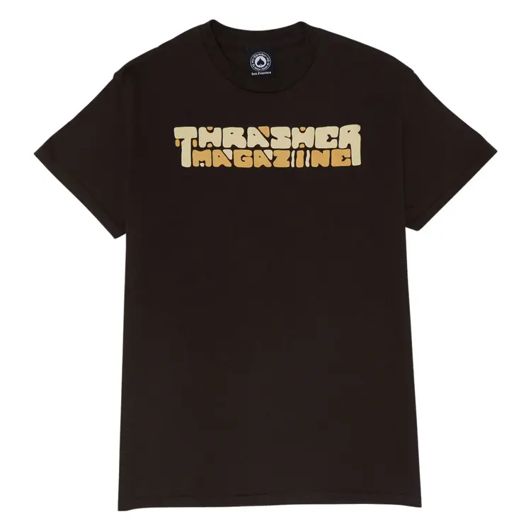 Thrasher Thrasher Blocks Tee | Dark Chocolate