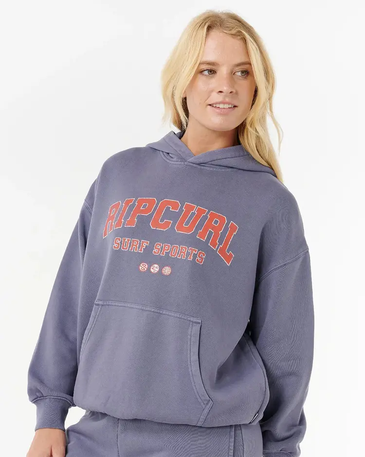 Rip Curl RIP Curl Varsity Sports O/S Hood | Blue Grey
