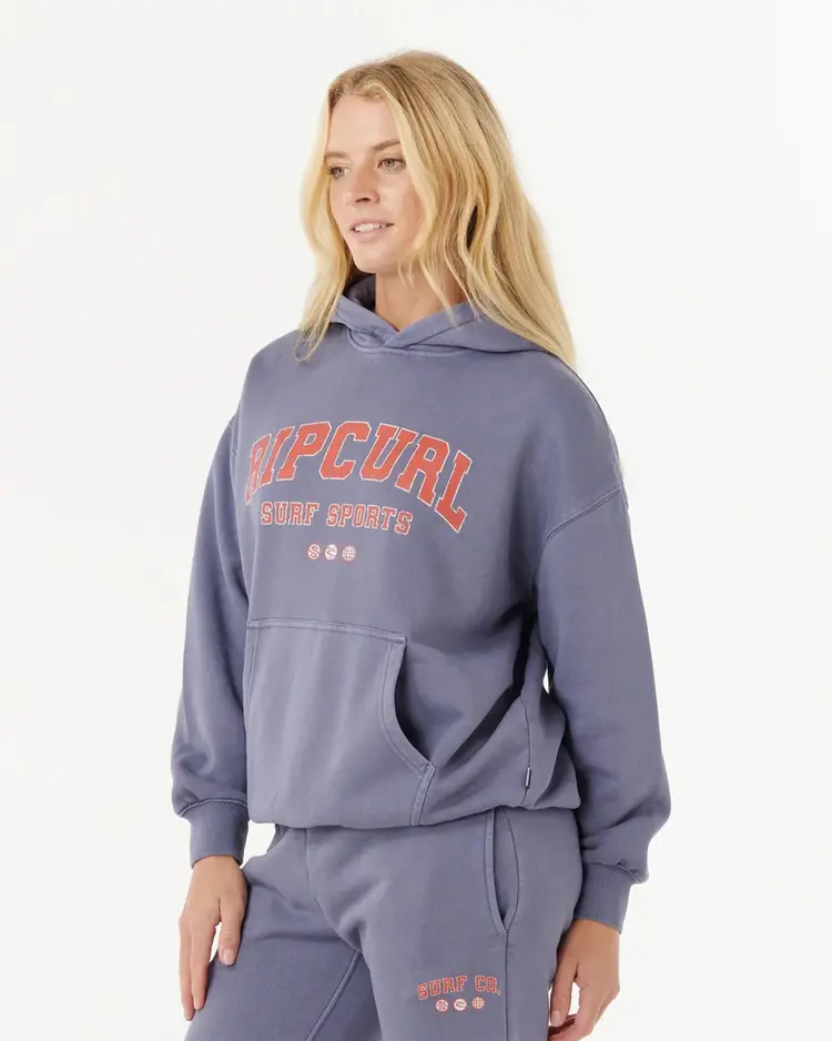 Rip Curl RIP Curl Varsity Sports O/S Hood | Blue Grey