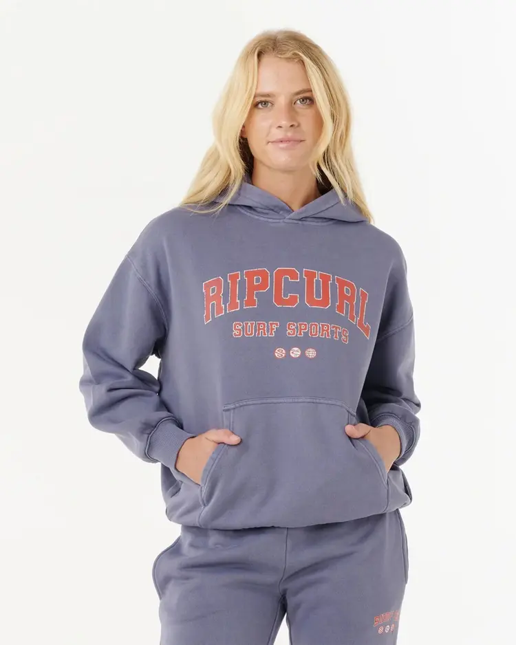 Rip Curl RIP Curl Varsity Sports O/S Hood | Blue Grey