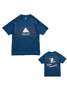 Burton Burton 50/50 80'S Squared S/S Tee | Selvedge Blue