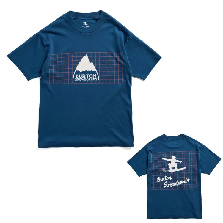 Burton Burton 50/50 80'S Squared S/S Tee | Selvedge Blue