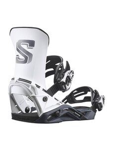 Salomon District Snowboard Bindings | White Navy