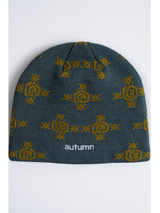 Autumn Glyphs Beanie | Slate