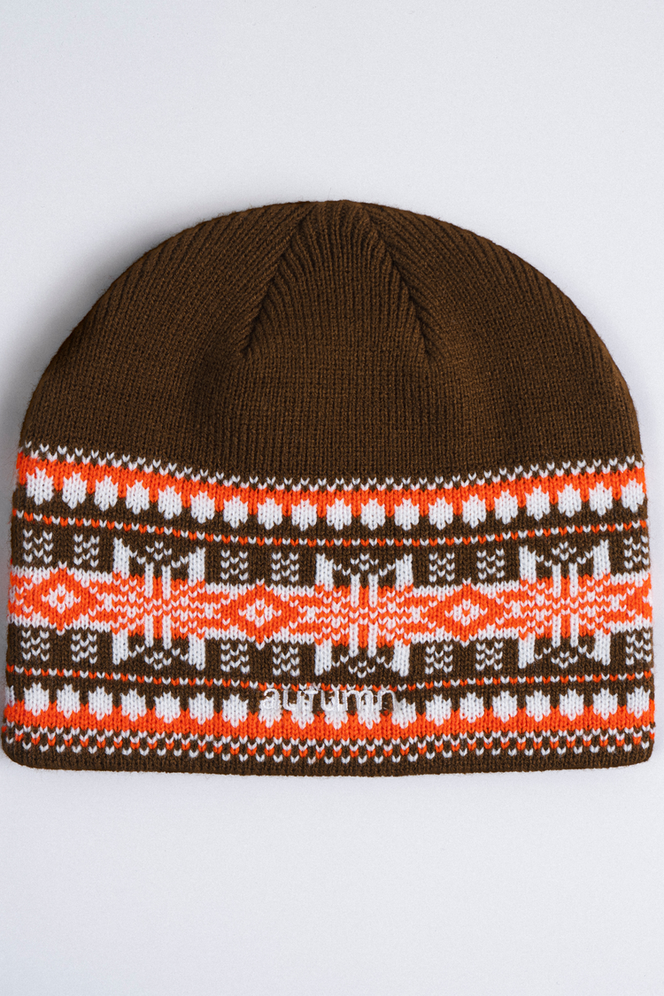 Autumn Warp Beanie | Brown