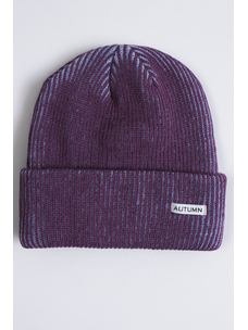 Autumn Cord Beanie | Plum