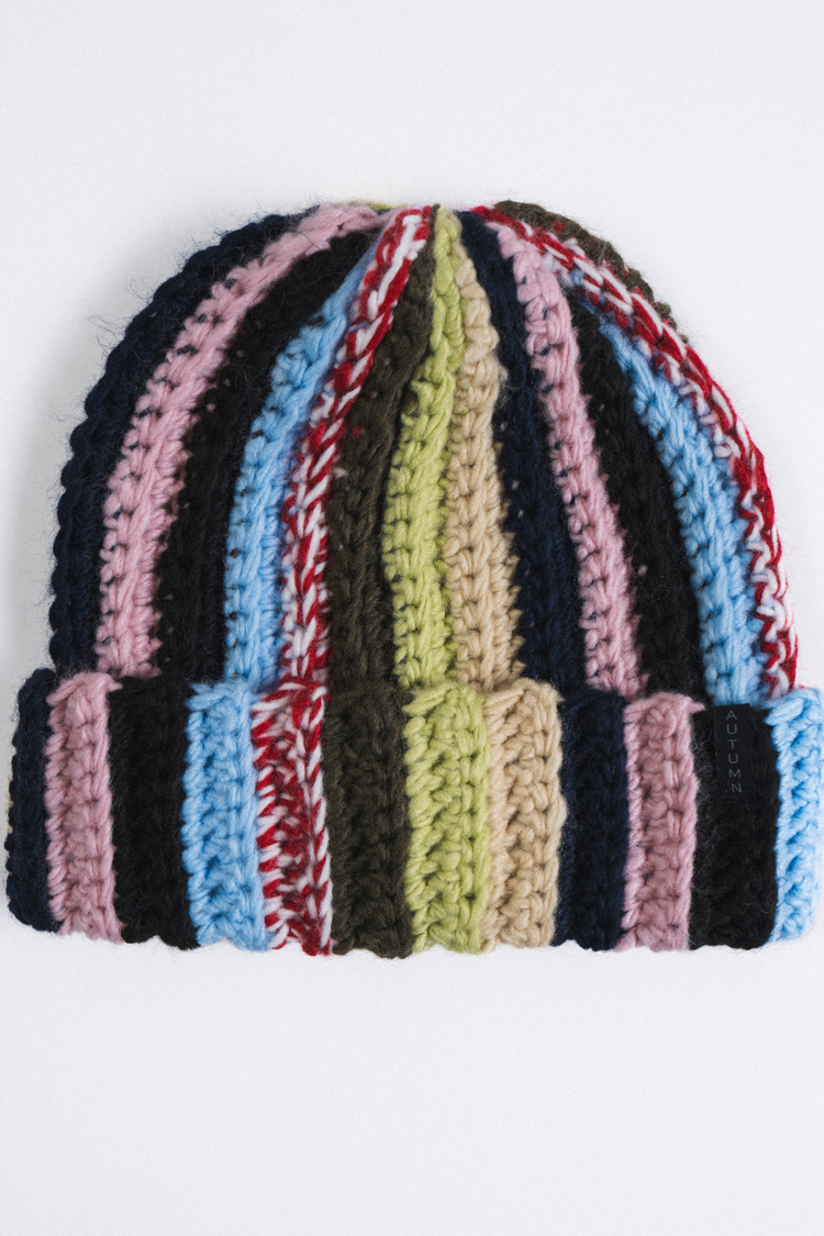 Autumn Patchwork Beanie | Lemonade