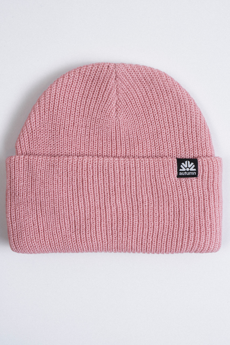 Autumn Simple Solid Beanie | Pink