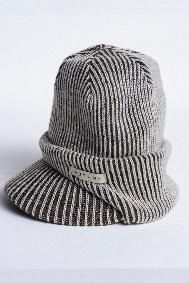 Autumn Cord Visor Beanie | Shell