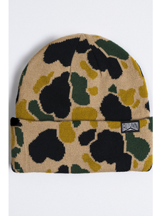 Autumn Duck Camo Beanie | Sand