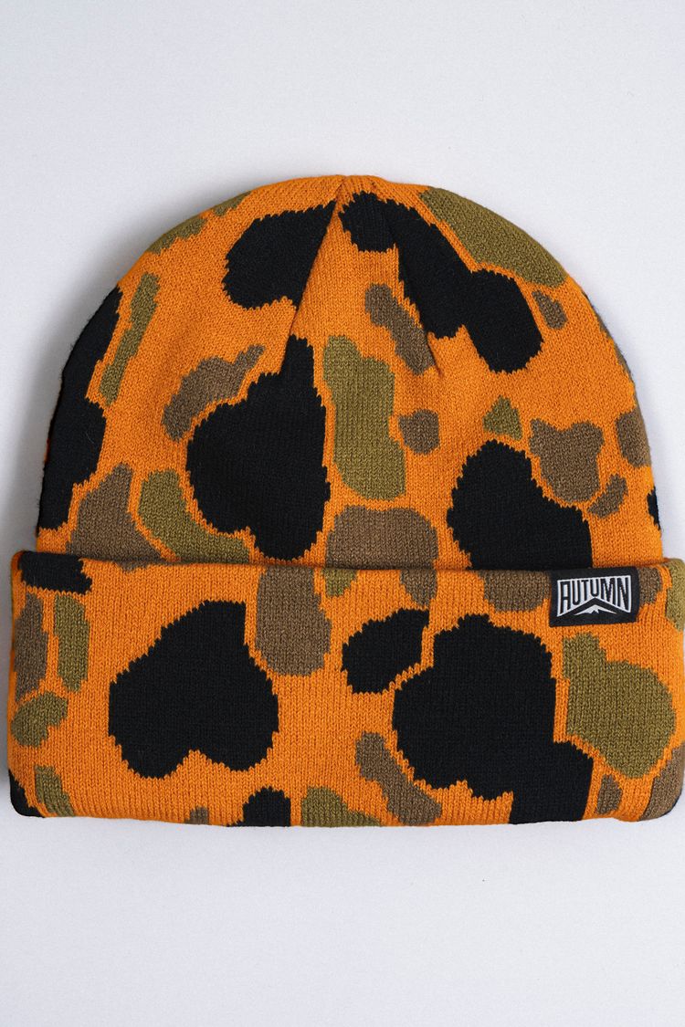 Autumn Duck Camo Beanie | Sherbert