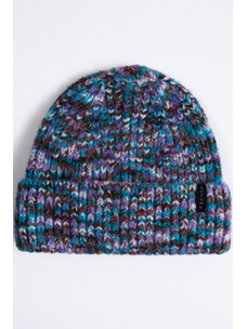 Autumn Marble Knit Beanie | Plum