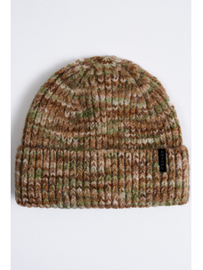 Autumn Marble Knit Beanie | Sand