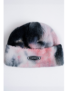 Corduroy Fleece Beanie | Black