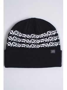 Corduroy Prickly Beanie | Black