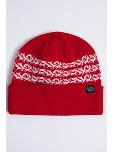 Corduroy Prickly Beanie | Red