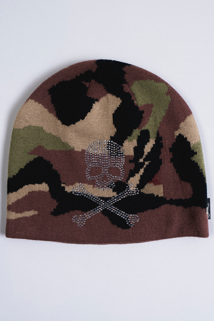 Corduroy Shine On Skully Toque | Camo